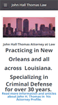 Mobile Screenshot of jhtcriminaldefense.com