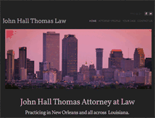 Tablet Screenshot of jhtcriminaldefense.com